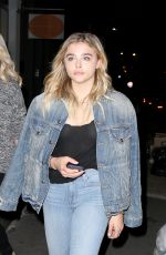 CHLOE MORETZ in Jeans Night Out in New York 06/21/2016