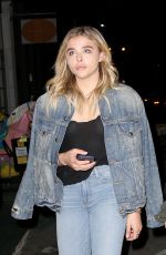 CHLOE MORETZ in Jeans Night Out in New York 06/21/2016