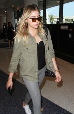 CHLOE MORETZ in Leggings at LAX Airport 06/21/016