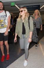 CHLOE MORETZ in Leggings at LAX Airport 06/21/016