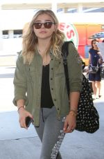 CHLOE MORETZ in Leggings at LAX Airport 06/21/016