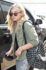 CHLOE MORETZ in Leggings at LAX Airport 06/21/016
