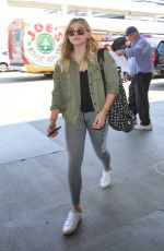 CHLOE MORETZ in Leggings at LAX Airport 06/21/016