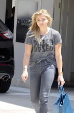 CHLOE MORETZ Leaves a Dermatologist