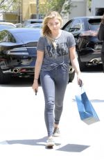 CHLOE MORETZ Leaves a Dermatologist