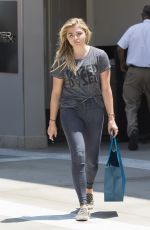 CHLOE MORETZ Leaves a Dermatologist