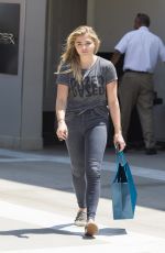 CHLOE MORETZ Leaves a Dermatologist