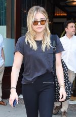 CHLOE MORETZ Leaves Her Hotel in New York 06/24/2016