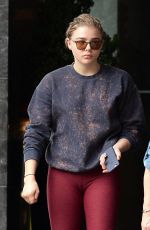 CHLOE MORETZ Leaves Her Hotel in New York 06/28/2016