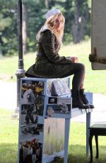CHLOE MORETZ on the Set of a Photoshoot at Central Park in New York 06/28/2016