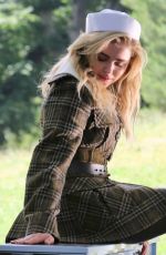 CHLOE MORETZ on the Set of a Photoshoot at Central Park in New York 06/28/2016