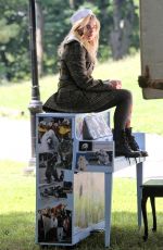CHLOE MORETZ on the Set of a Photoshoot at Central Park in New York 06/28/2016