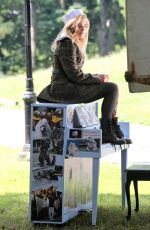 CHLOE MORETZ on the Set of a Photoshoot at Central Park in New York 06/28/2016