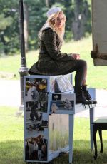 CHLOE MORETZ on the Set of a Photoshoot at Central Park in New York 06/28/2016
