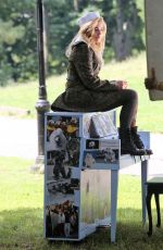 CHLOE MORETZ on the Set of a Photoshoot at Central Park in New York 06/28/2016