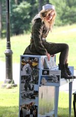 CHLOE MORETZ on the Set of a Photoshoot at Central Park in New York 06/28/2016