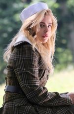 CHLOE MORETZ on the Set of a Photoshoot at Central Park in New York 06/28/2016