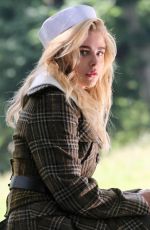 CHLOE MORETZ on the Set of a Photoshoot at Central Park in New York 06/28/2016