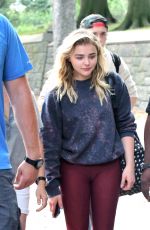 CHLOE MORETZ Out and About in New York 06/29/2016