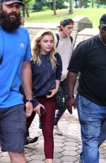 CHLOE MORETZ Out and About in New York 06/29/2016