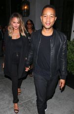 CHRISSY TEIGEN at Spago Restaurant in Beverly Hills 06/03/2016