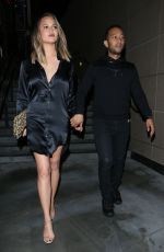 CHRISSY TEIGEN Night Out in Hollywood 06/27/2016