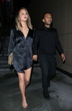 CHRISSY TEIGEN Night Out in Hollywood 06/27/2016