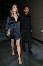 CHRISSY TEIGEN Night Out in Hollywood 06/27/2016
