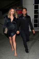 CHRISSY TEIGEN Night Out in Hollywood 06/27/2016