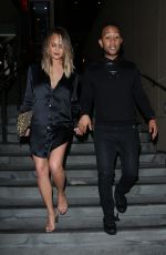CHRISSY TEIGEN Night Out in Hollywood 06/27/2016