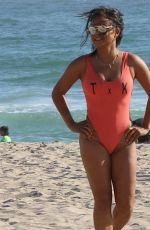 CHRISTINA MILIAN in Swimsuit at a Beach in Malibu 06/20/2016