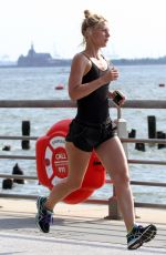 CLAIRE DANES Out Jogging in New York 06/11/2016