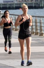 CLAIRE DANES Out Jogging in New York 06/11/2016