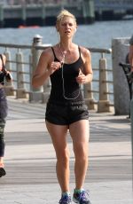 CLAIRE DANES Out Jogging in New York 06/11/2016