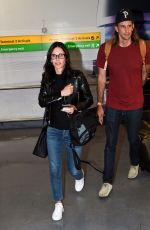 COURTENEY COX at Heathrow Airport in London 06/24/2016