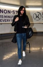 COURTENEY COX at Heathrow Airport in London 06/24/2016