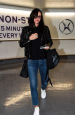 COURTENEY COX at Heathrow Airport in London 06/24/2016