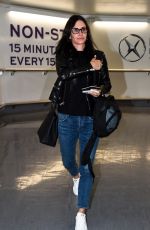 COURTENEY COX at Heathrow Airport in London 06/24/2016