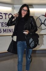 COURTENEY COX at Heathrow Airport in London 06/24/2016