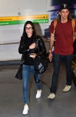 COURTENEY COX at Heathrow Airport in London 06/24/2016