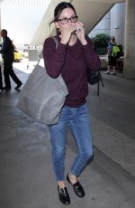 COURTENEY COX at LAX Airport in Los Angeles 05/23/2016