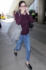 COURTENEY COX at LAX Airport in Los Angeles 05/23/2016