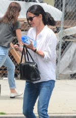 COURTENEY COX Out and About in West Hollywood 06/09/2016