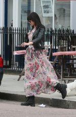 DAISY LOWE Out and About in London 06/28/2016