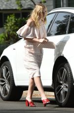 DAKOTA FANNING Out and About in Los Angeles 06/10/2016