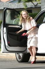 DAKOTA FANNING Out and About in Los Angeles 06/10/2016