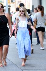 DAKOTA FANNING Out in New York 06/01/2016