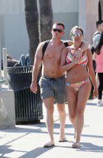 DANIELLE LLOYD in Bikini at Venice Beach in Los Angeles 06/16/2016