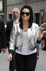 DEMI LOVATO at Late Late Show with James Coreden in New York 06/16/2016