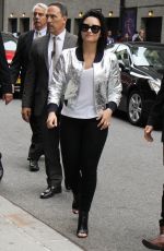 DEMI LOVATO at Late Late Show with James Coreden in New York 06/16/2016